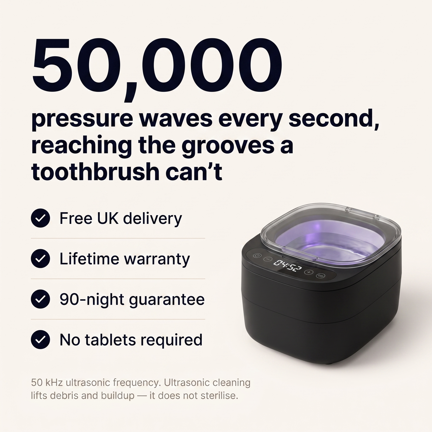 Bathely Pod — Ultrasonic Retainer Cleaner