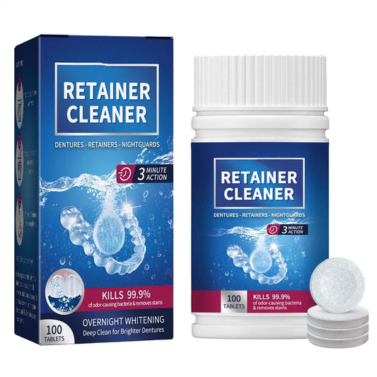Bathely Tablets — Retainer & Denture Cleaning Tablets (100)